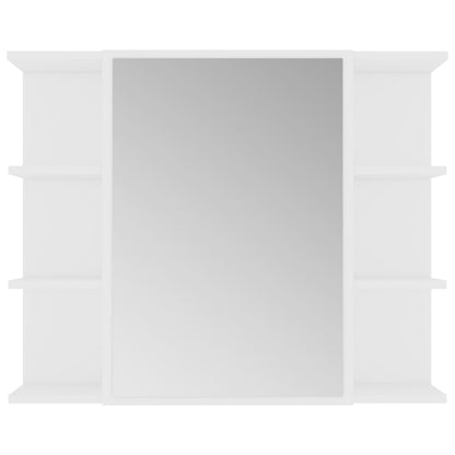 Baderomsspeil Speilskap til baderom Hvit 80x20,5x64 cm
