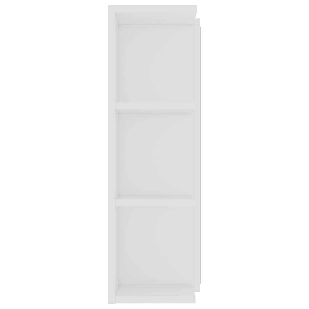 Baderomsspeil Speilskap til baderom Hvit 80x20,5x64 cm