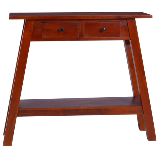 Avlastningsbord Konsollbord Tre klassisk Brun 90x30x75 cm heltre mahogni