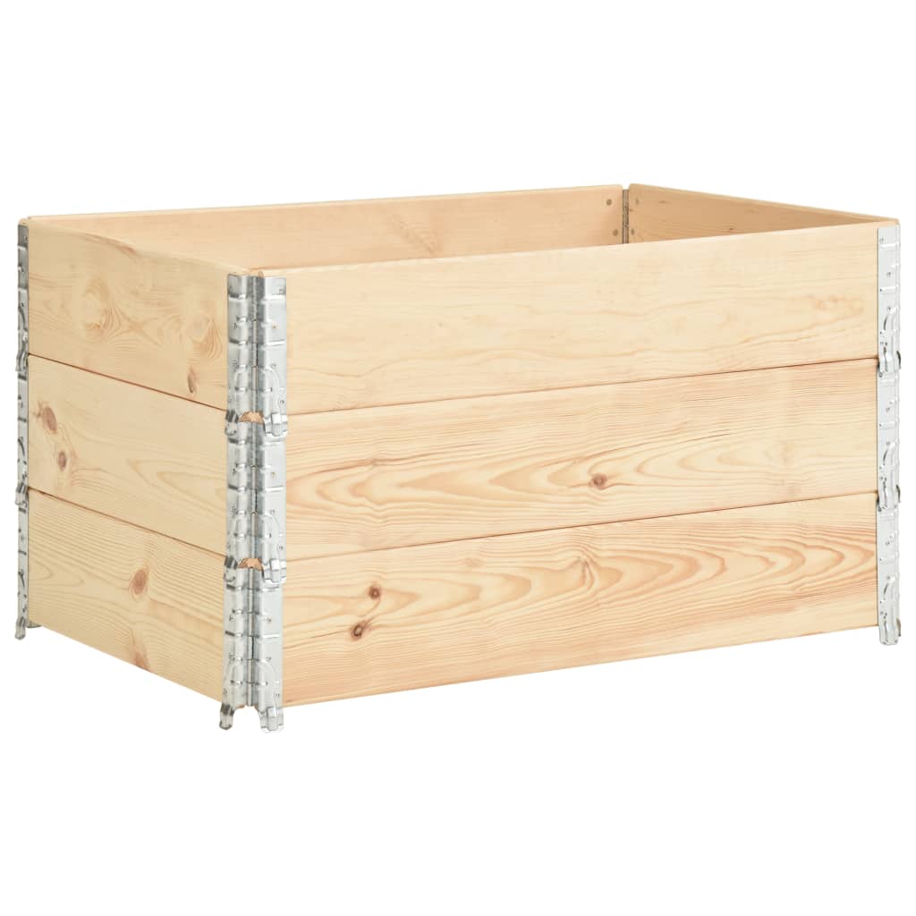 Høybed 3 stk 50x100 cm heltre furu