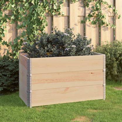 Høybed 3 stk 50x100 cm heltre furu