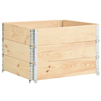 Høybed 3 stk 100x100 cm heltre furu
