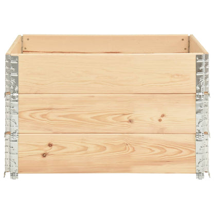 Høybed 3 stk 100x100 cm heltre furu