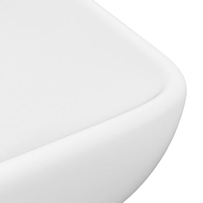 Baderomservant Luksuriøs rektangulær matt Hvit 71x38 cm keramikk