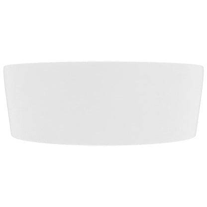 Baderomsvask Luksuriøs med overløp matt Hvit 36x13 cm keramisk
