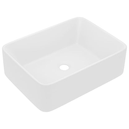 Baderomsvask Luksuriøs matt Hvit 41x30x12 cm keramisk