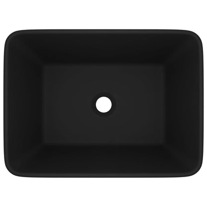 Baderomsvask Luksuriøs matt Svart 41x30x12 cm keramisk