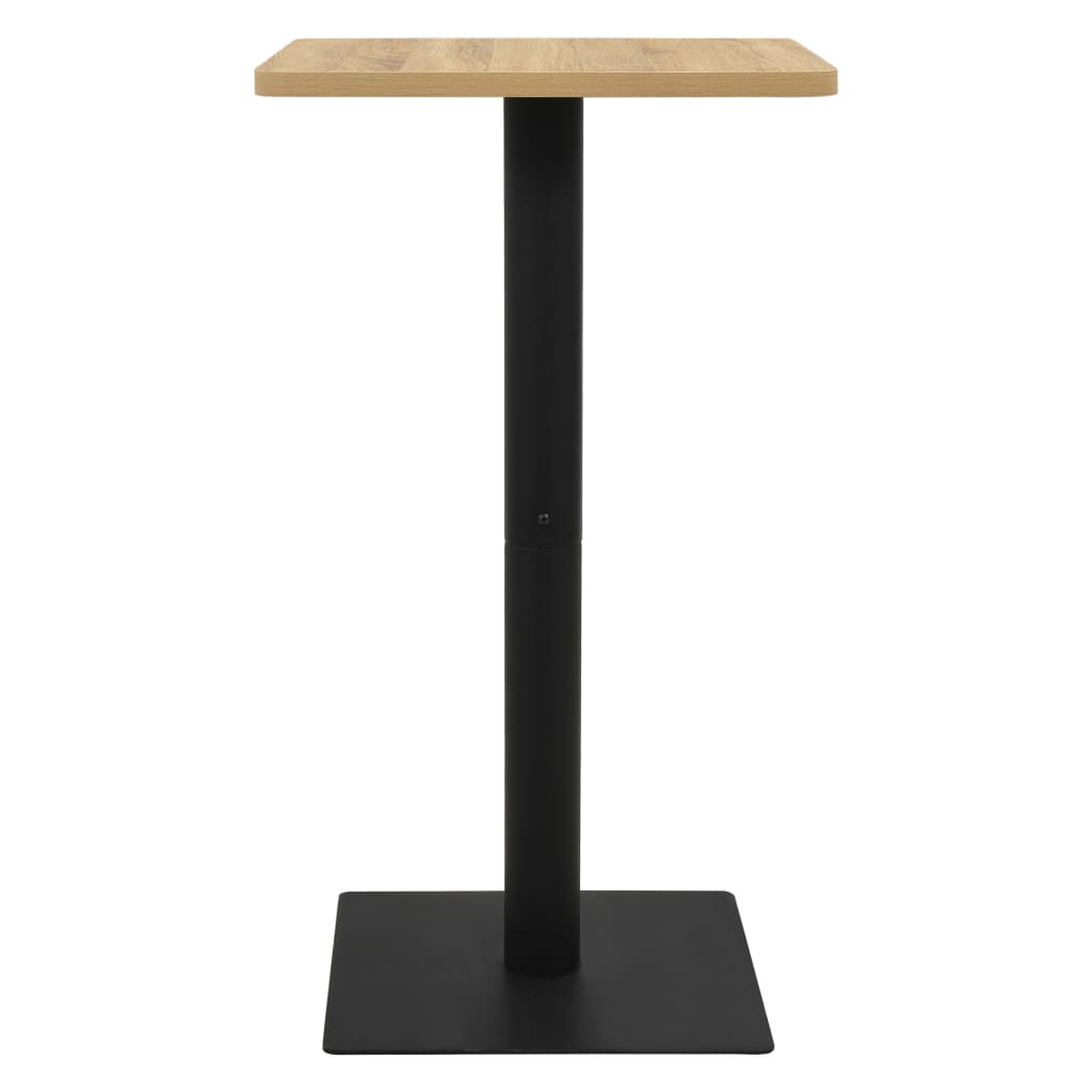 Bistrobord eikefarge 60x60x107 cm