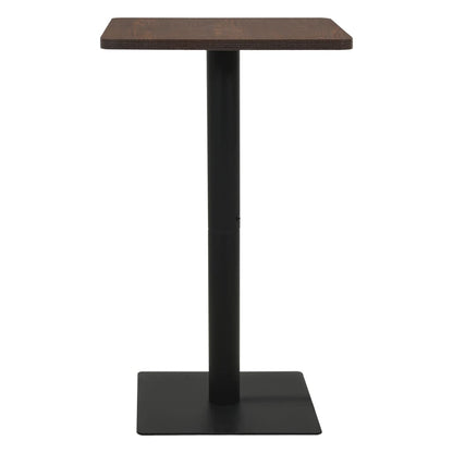 Bistrobord mørk aske 70x70x107 cm