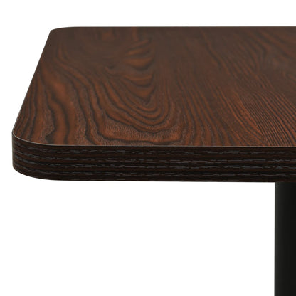 Bistrobord mørk aske 70x70x107 cm