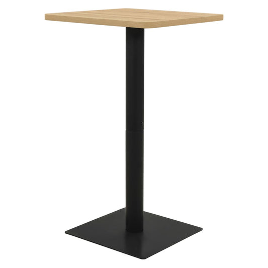 Bistrobord eikefarge 70x70x107 cm