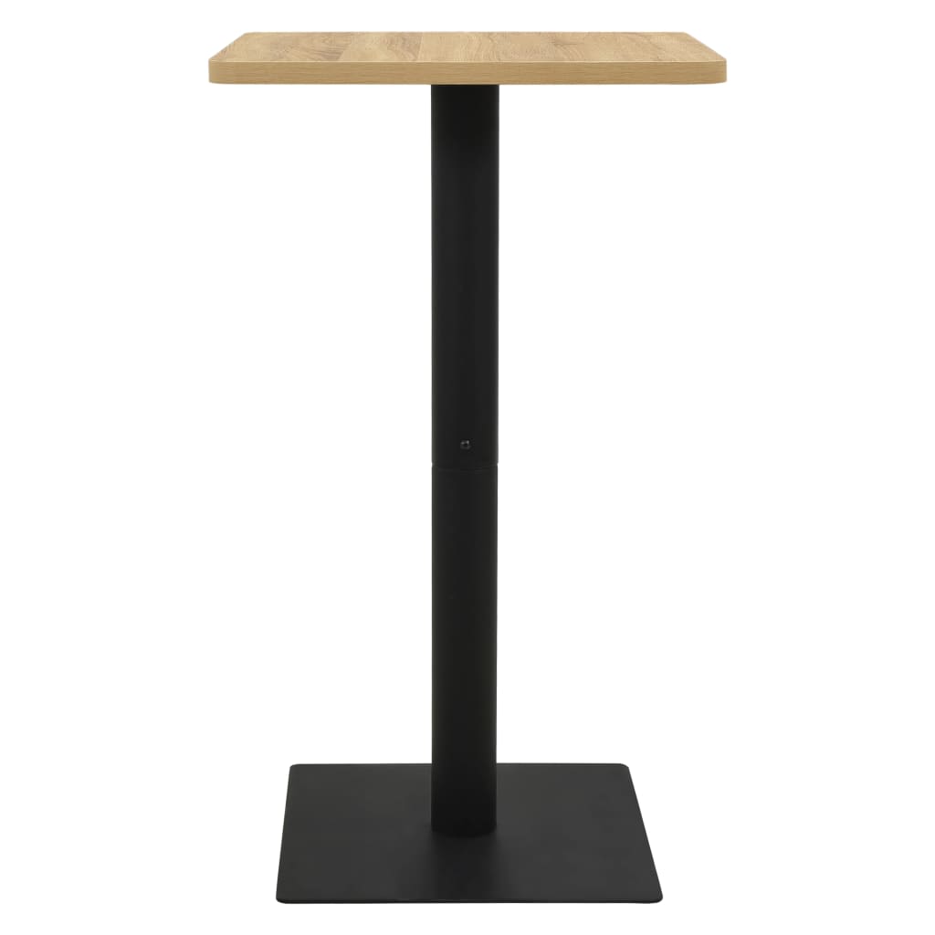Bistrobord eikefarge 70x70x107 cm