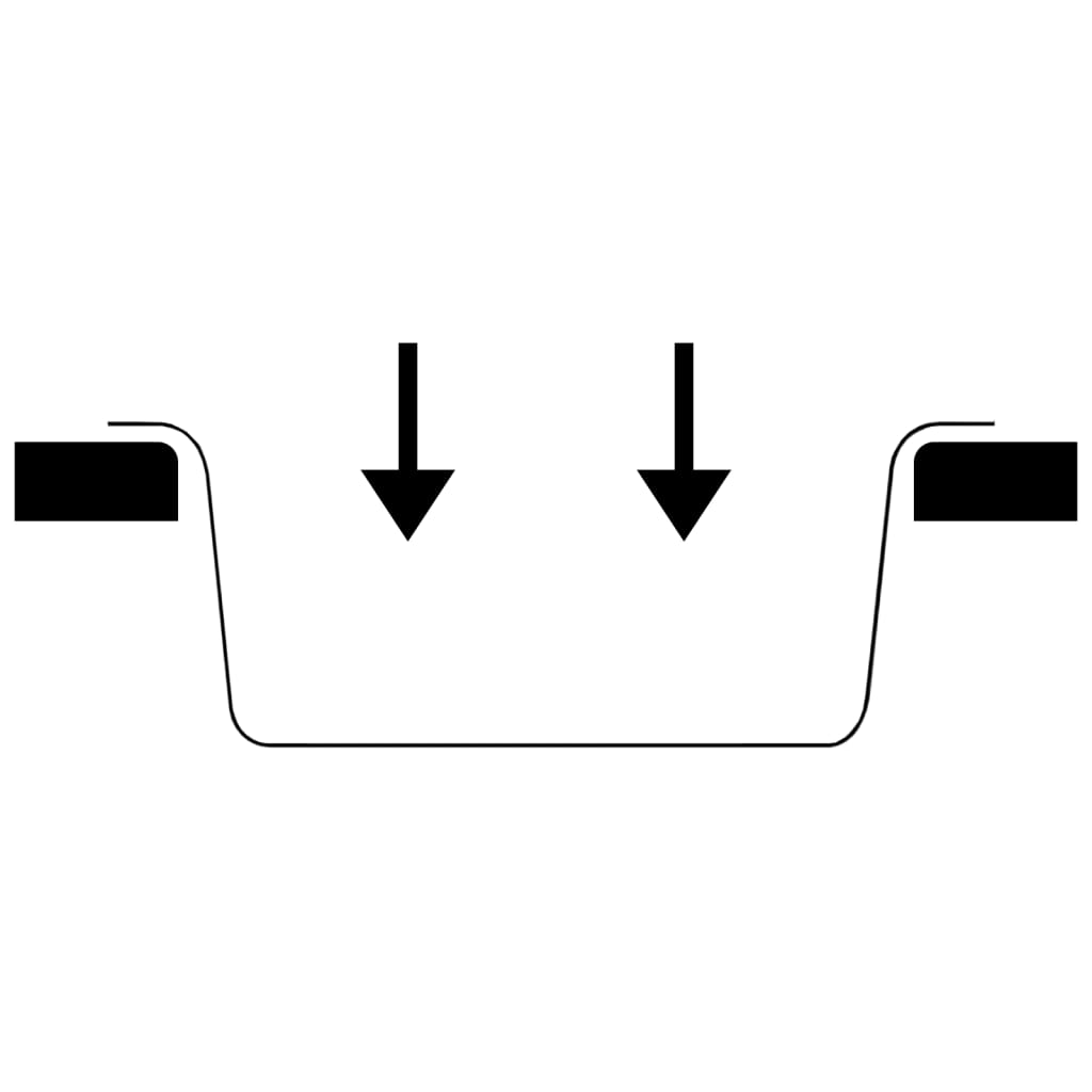 Køkkenvask med overløpshull Grå granitt