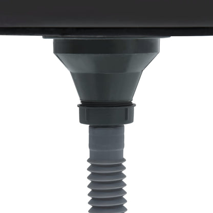 Kjøkkenvask med avløpssett sølv 800x500x155 mm rustfritt stål