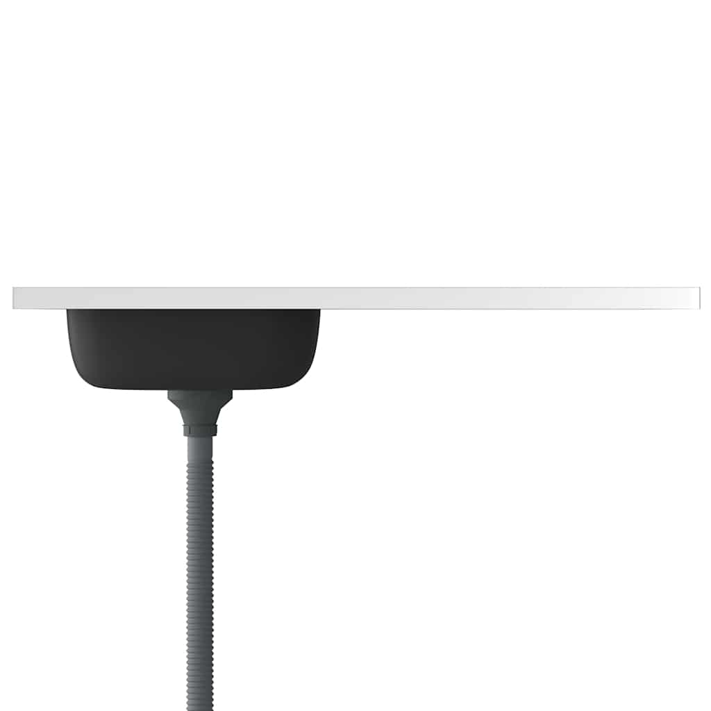 Kjøkkenvask med avrenning sølv 1000x600x155 mm rustfritt stål