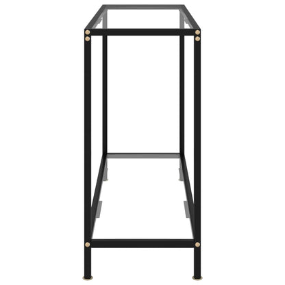 Avlastningsbord Konsollbord DIV. gjennomsiktig 100x35x75 cm herdet glass