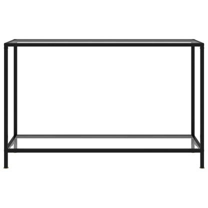Avlastningsbord Konsollbord DIV. gjennomsiktig 120x35x75 cm herdet glass