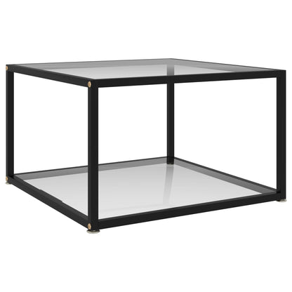 Salongbord Sofabord DIV. gjennomsiktig 60x60x35 cm herdet glass