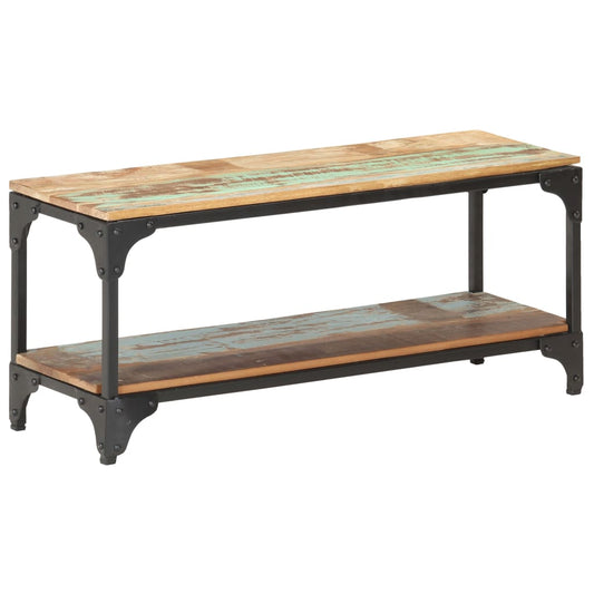 Salongbord Sofabord Tre Gjenvunnet Heltre 90x30x40 cm