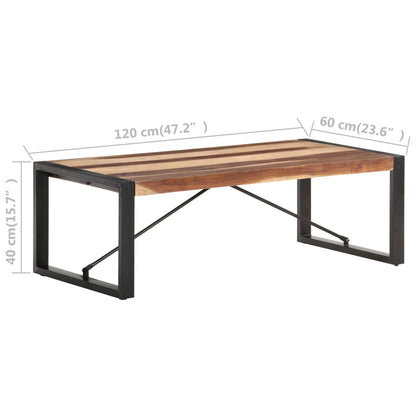 Salongbord Sofabord Tre heltre 120x60x40 cm