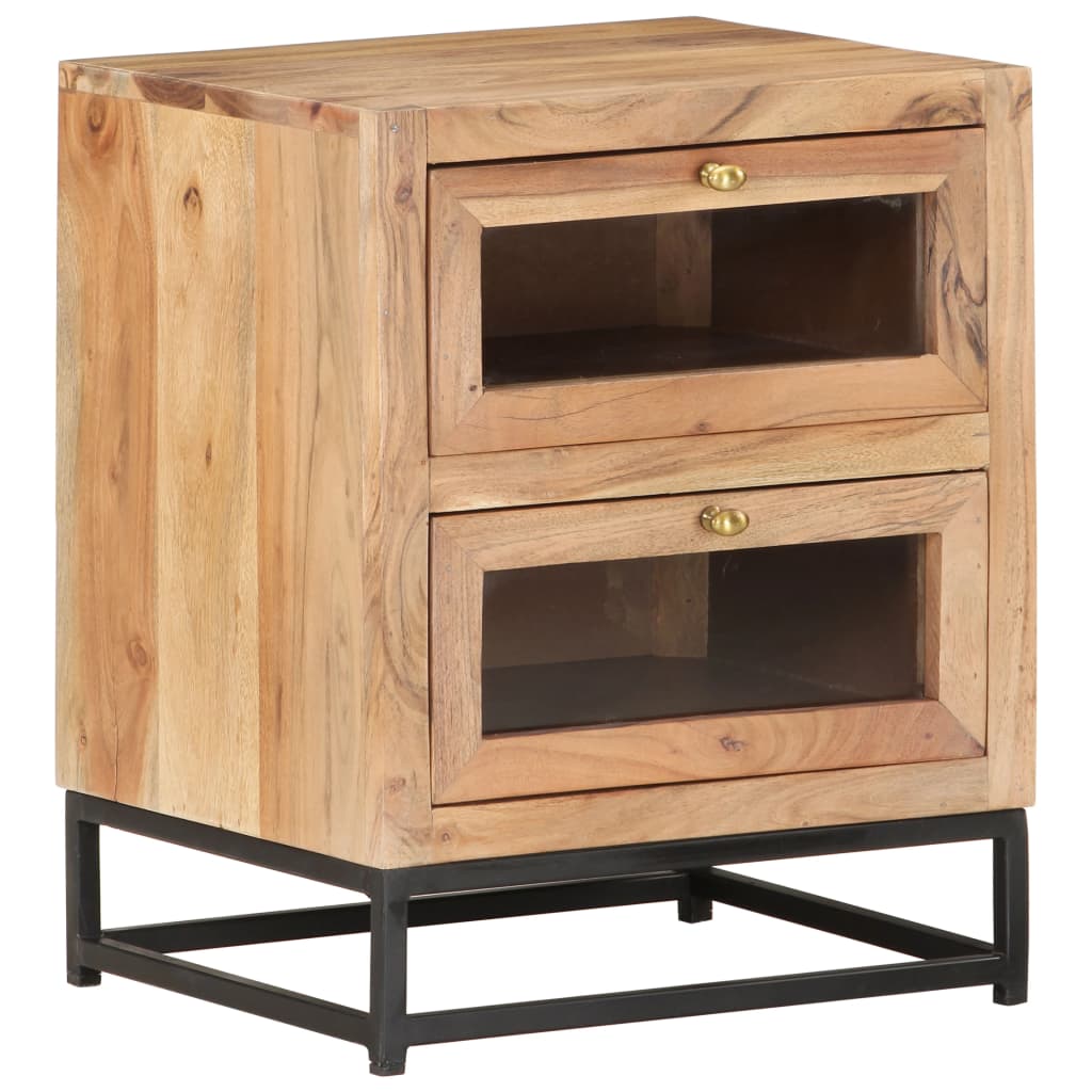 Nattbord Sengbord Tre Heltre Akasietre 40x30x50 cm