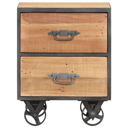 Nattbord Sengbord Tre Gjenvunnet Heltre 40x30x51 cm