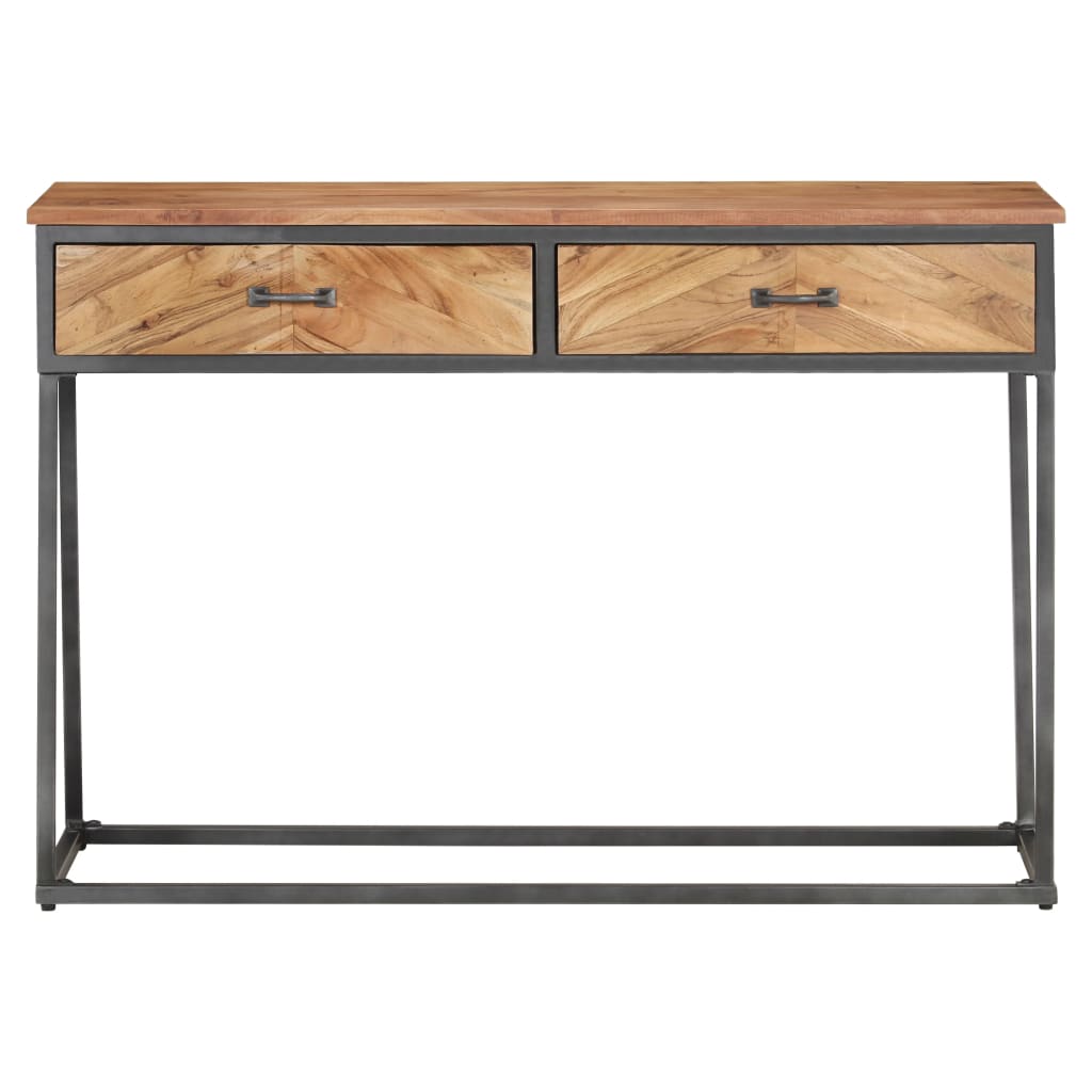 Avlastningsbord konsollbord Tre 110x35x75 cm heltre akasie