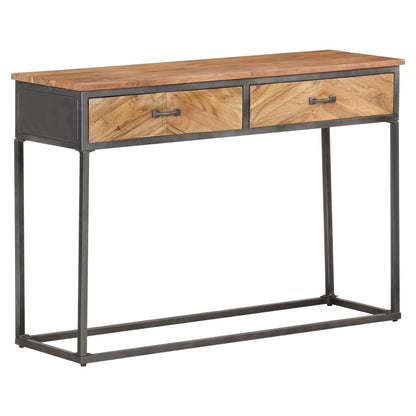 Avlastningsbord konsollbord Tre 110x35x75 cm heltre akasie