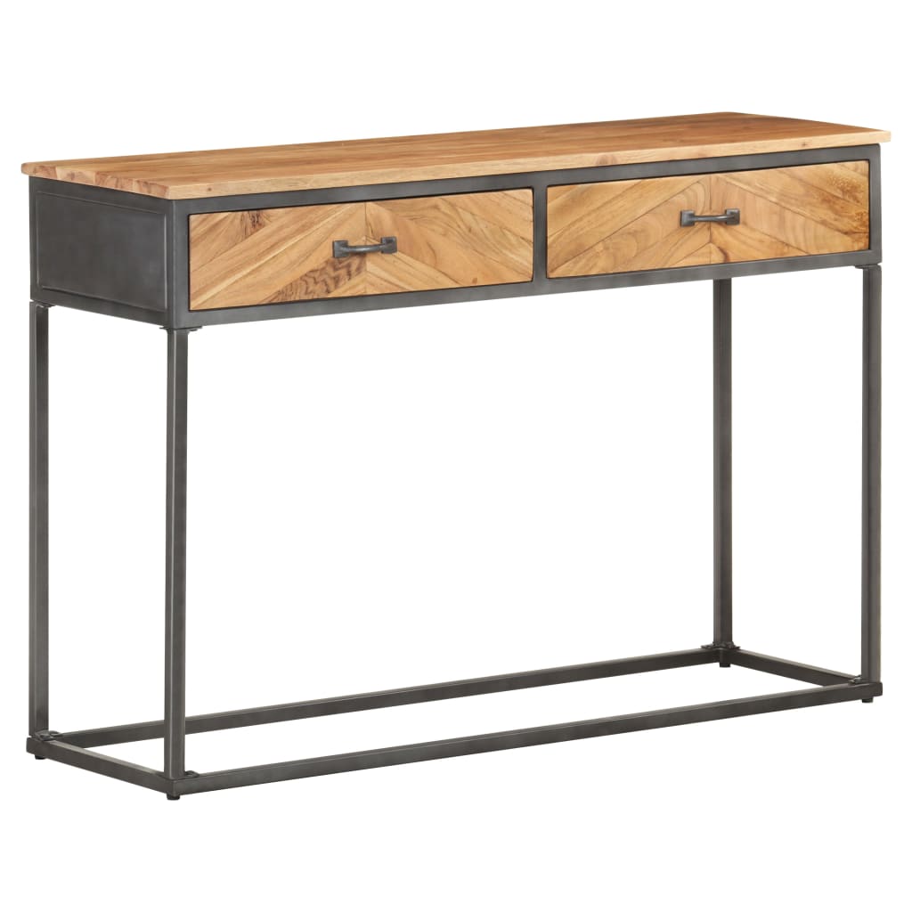 Avlastningsbord konsollbord Tre 110x35x75 cm heltre akasie