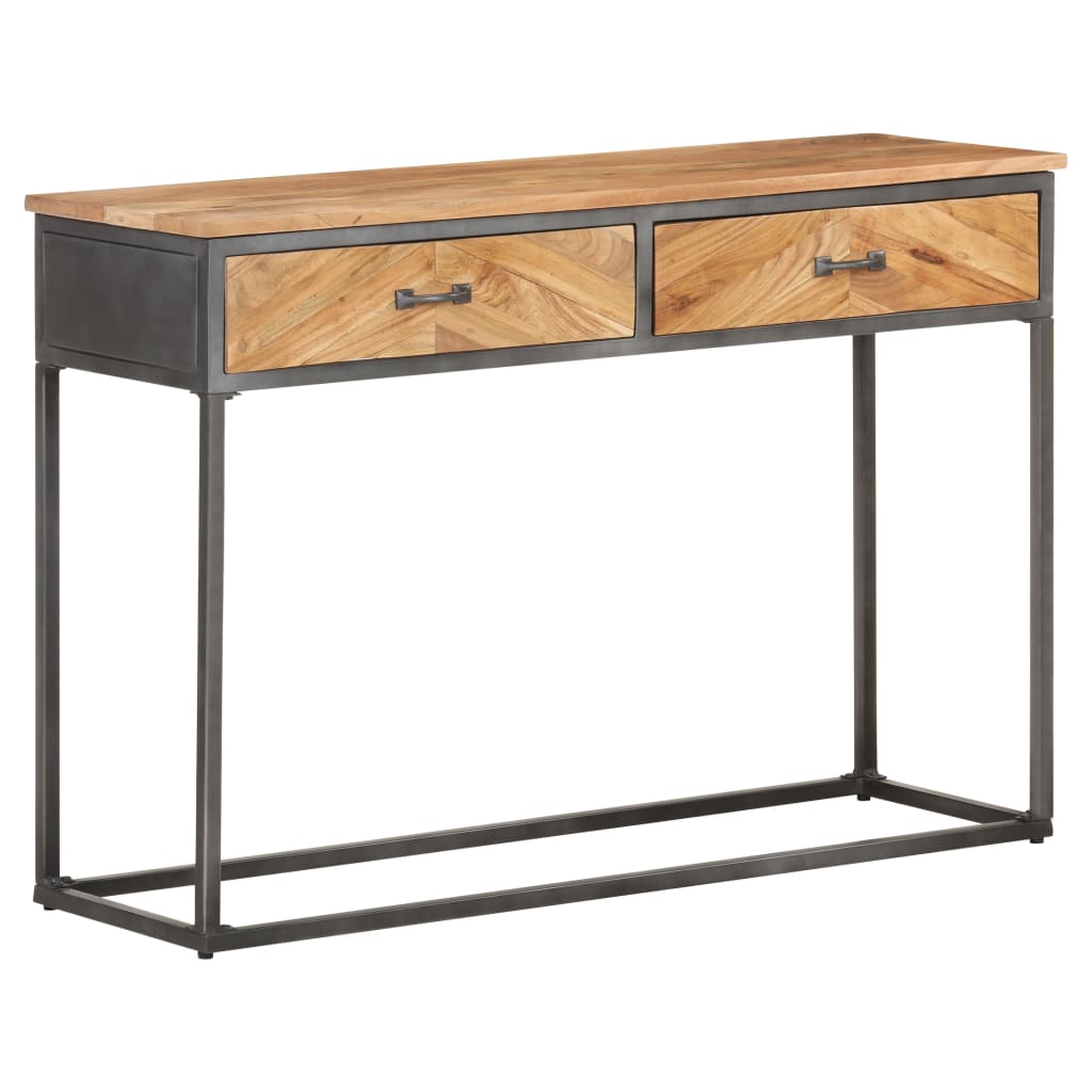 Avlastningsbord konsollbord Tre 110x35x75 cm heltre akasie