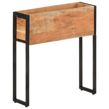 Blomsterkasse 60x20x68 cm heltre akasie