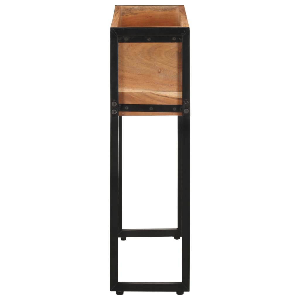Blomsterkasse 60x20x68 cm heltre akasie
