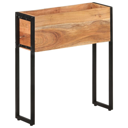 Blomsterkasse 60x20x68 cm heltre akasie