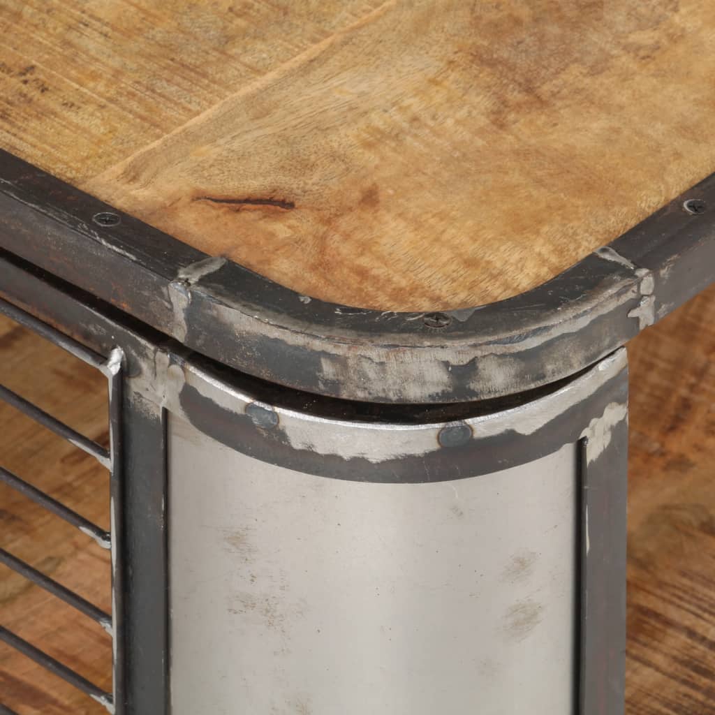 Salongbord Sofabord Tre 100x50x35 cm heltre mango