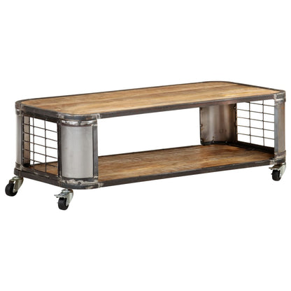 Salongbord Sofabord Tre 100x50x35 cm heltre mango