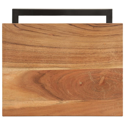Sidebord Tre 2 stk 31,5x24,5x64,5 cm heltre akasie