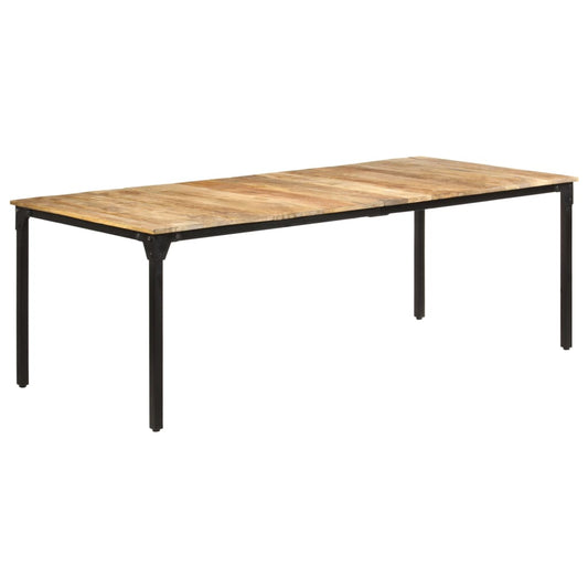 Spisebord Kjøkkenbord Tre 220x100x76 cm grovt mango