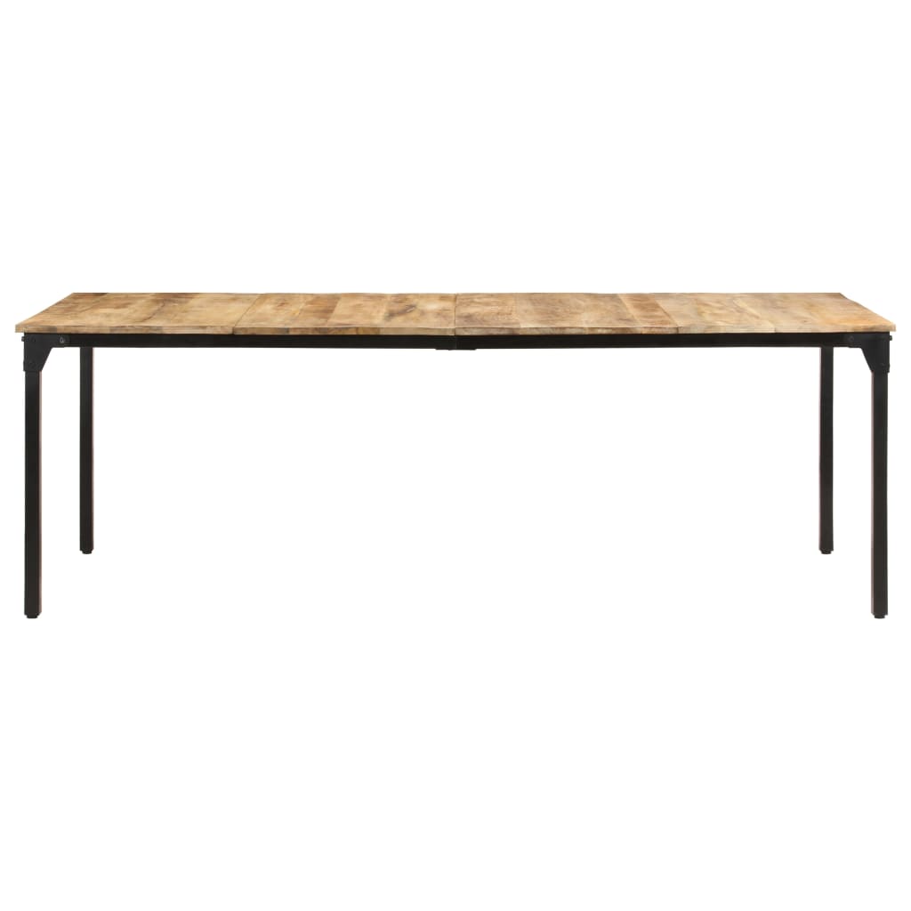 Spisebord Kjøkkenbord Tre 220x100x76 cm grovt mango
