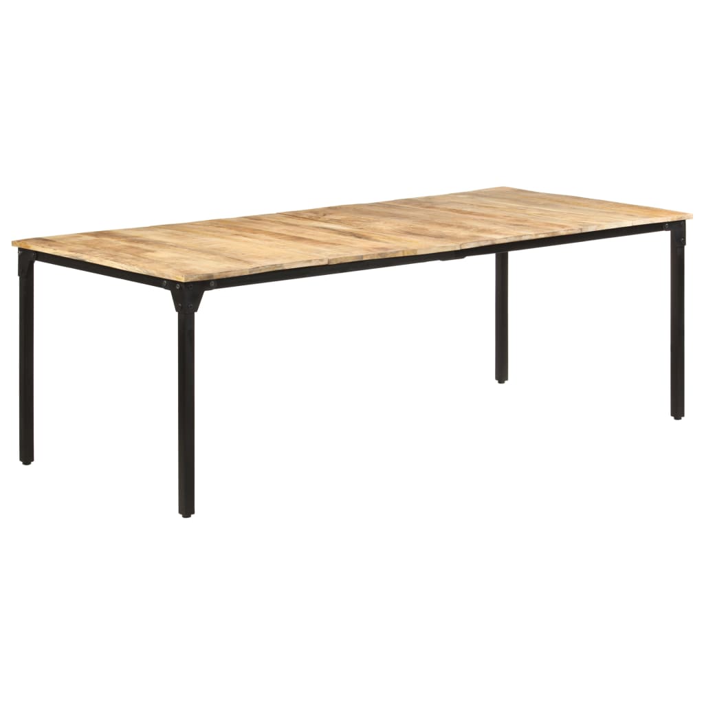 Spisebord Kjøkkenbord Tre 220x100x76 cm grovt mango