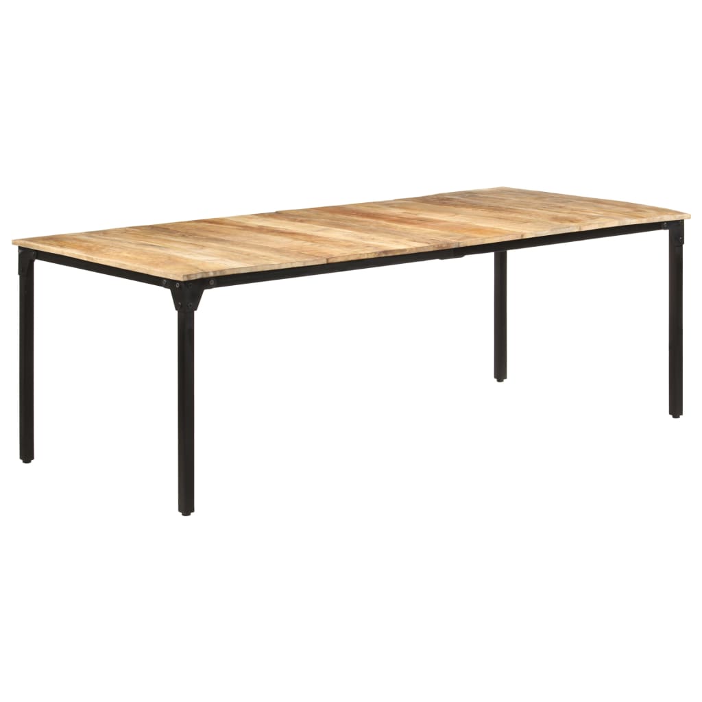 Spisebord Kjøkkenbord Tre 220x100x76 cm grovt mango