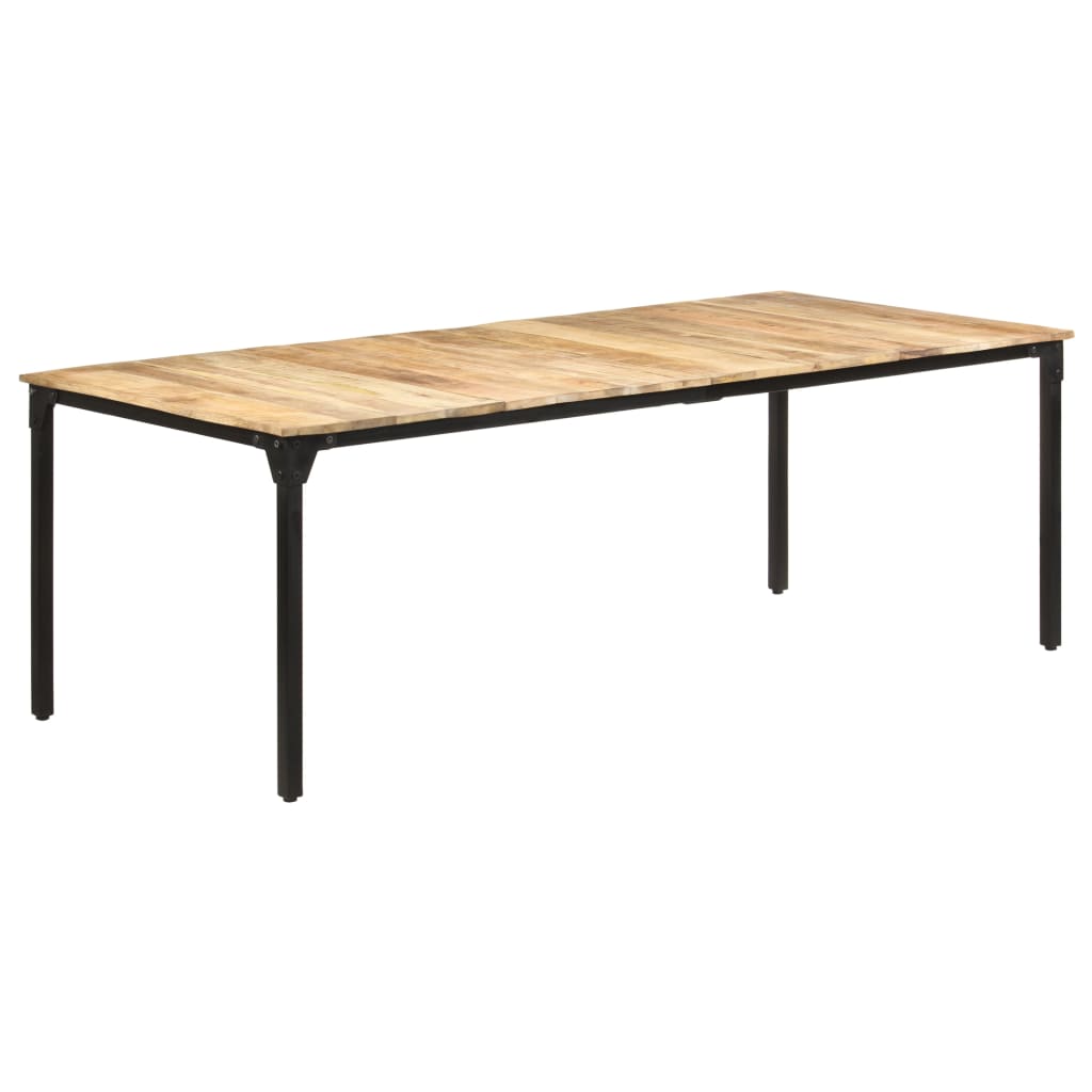 Spisebord Kjøkkenbord Tre 220x100x76 cm grovt mango