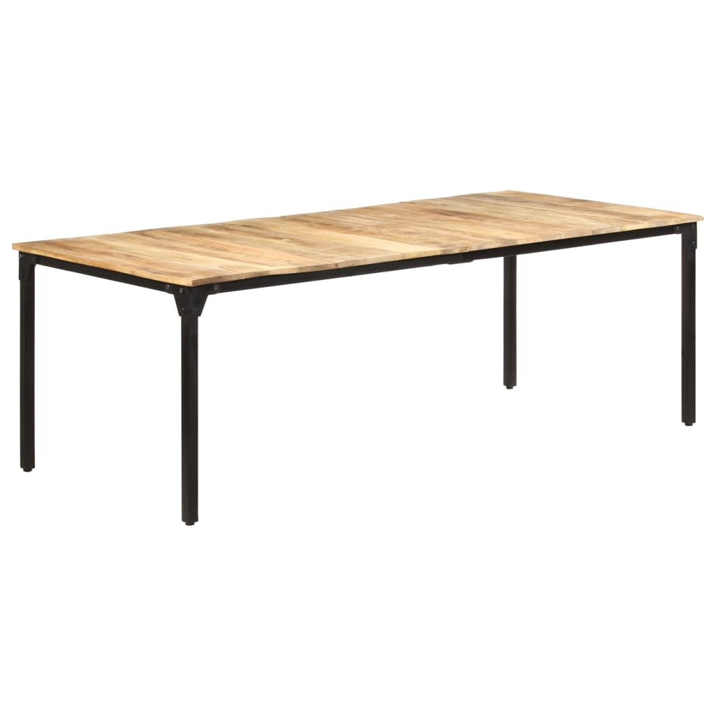 Spisebord Kjøkkenbord Tre 220x100x76 cm grovt mango