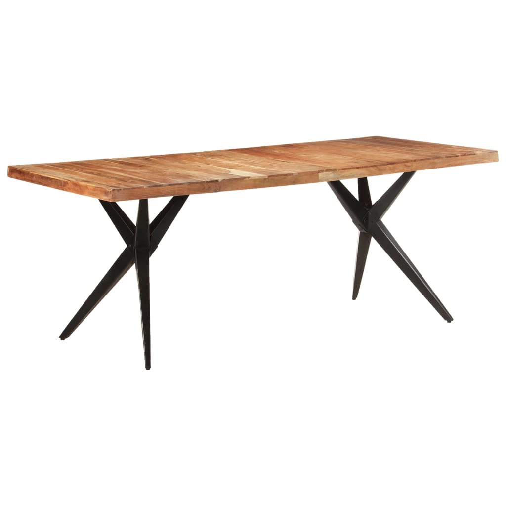 Spisebord Kjøkkenbord Tre 200x90x76 cm heltre akasie
