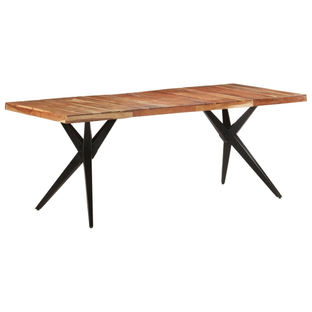 Spisebord Kjøkkenbord Tre 200x90x76 cm heltre akasie