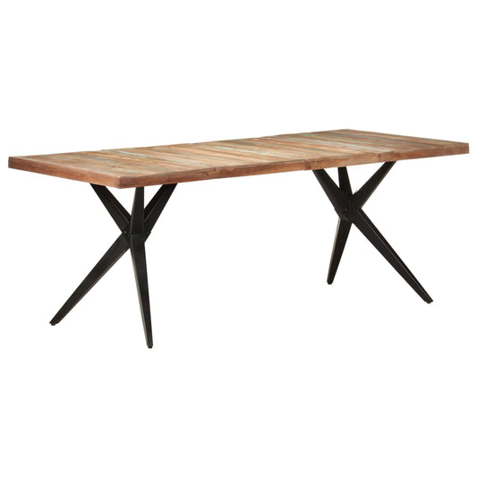 Spisebord Kjøkkenbord Tre 200x90x76 cm gjenvunnet heltre