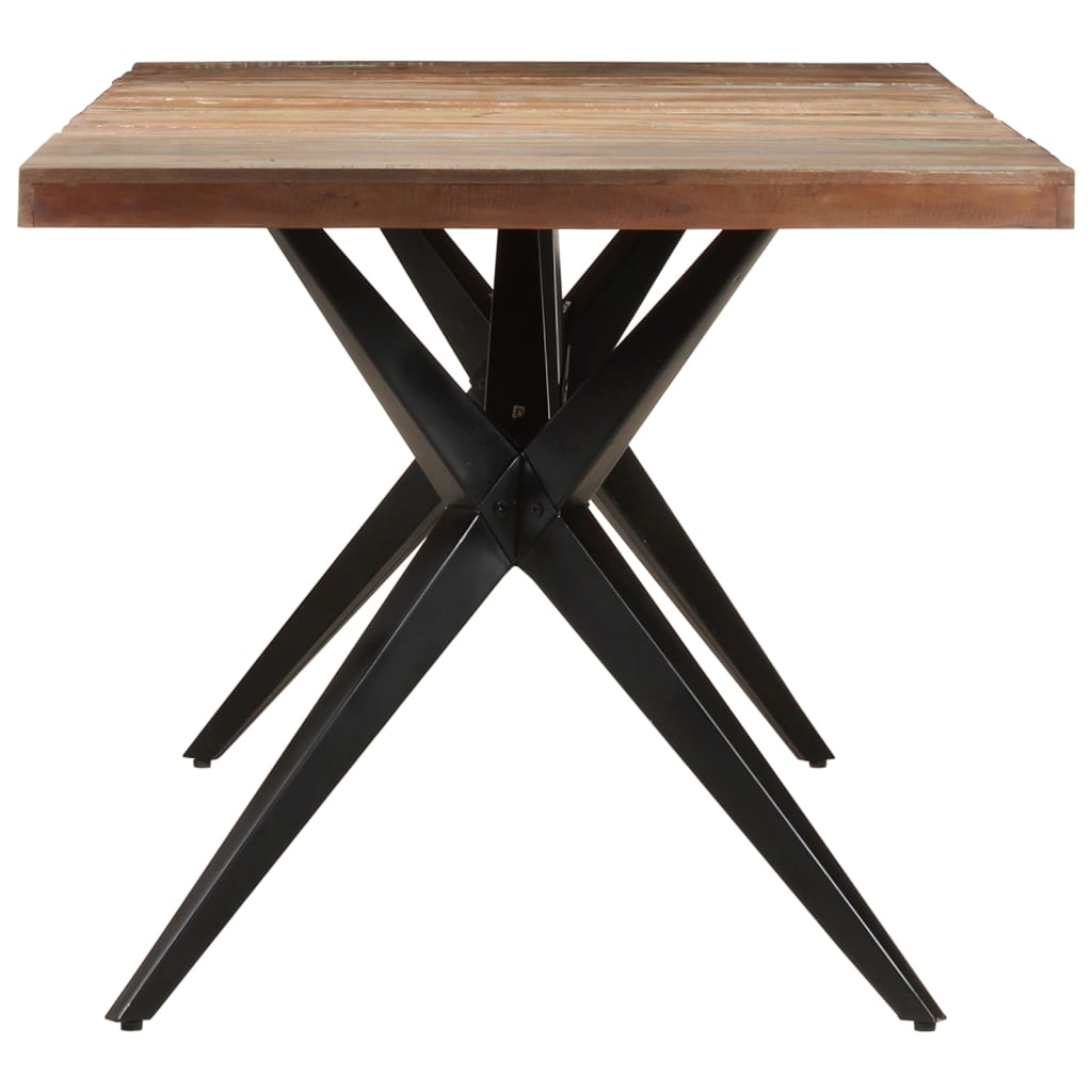 Spisebord Kjøkkenbord Tre 200x90x76 cm gjenvunnet heltre