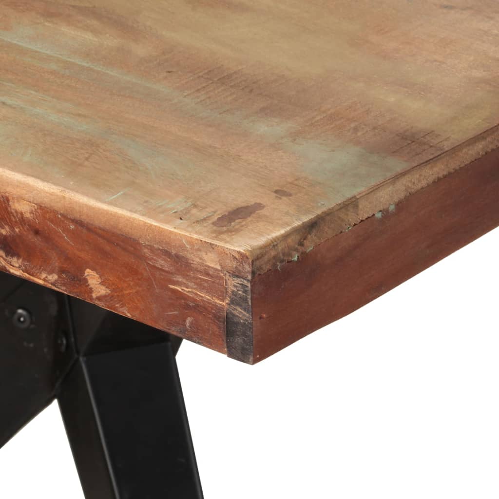 Spisebord Kjøkkenbord Tre 200x90x76 cm gjenvunnet heltre