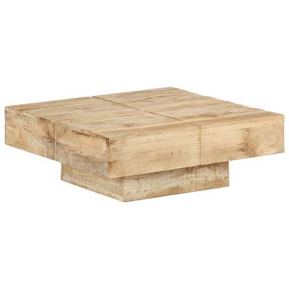 Salongbord Sofabord Tre Heltre Mango 80x80x28 cm