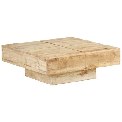 Salongbord Sofabord Tre Heltre Mango 80x80x28 cm