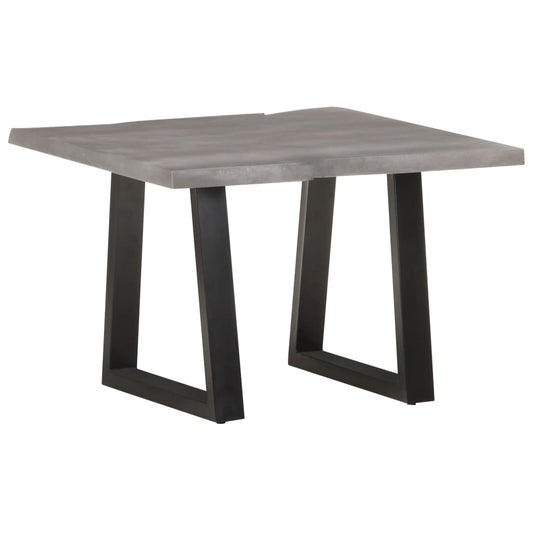 Salongbord Sofabord Tre heltre akasie med naturlige kanter 60x60x40 cm